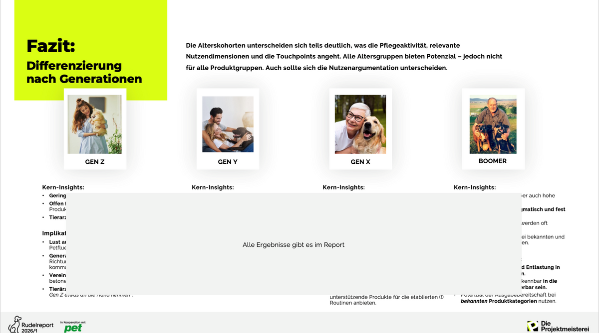 Rudelreport 2026/1 – Fazit und Generationenvergleich