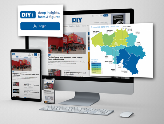 DIY trade magazine subscription incl. online access DIY+