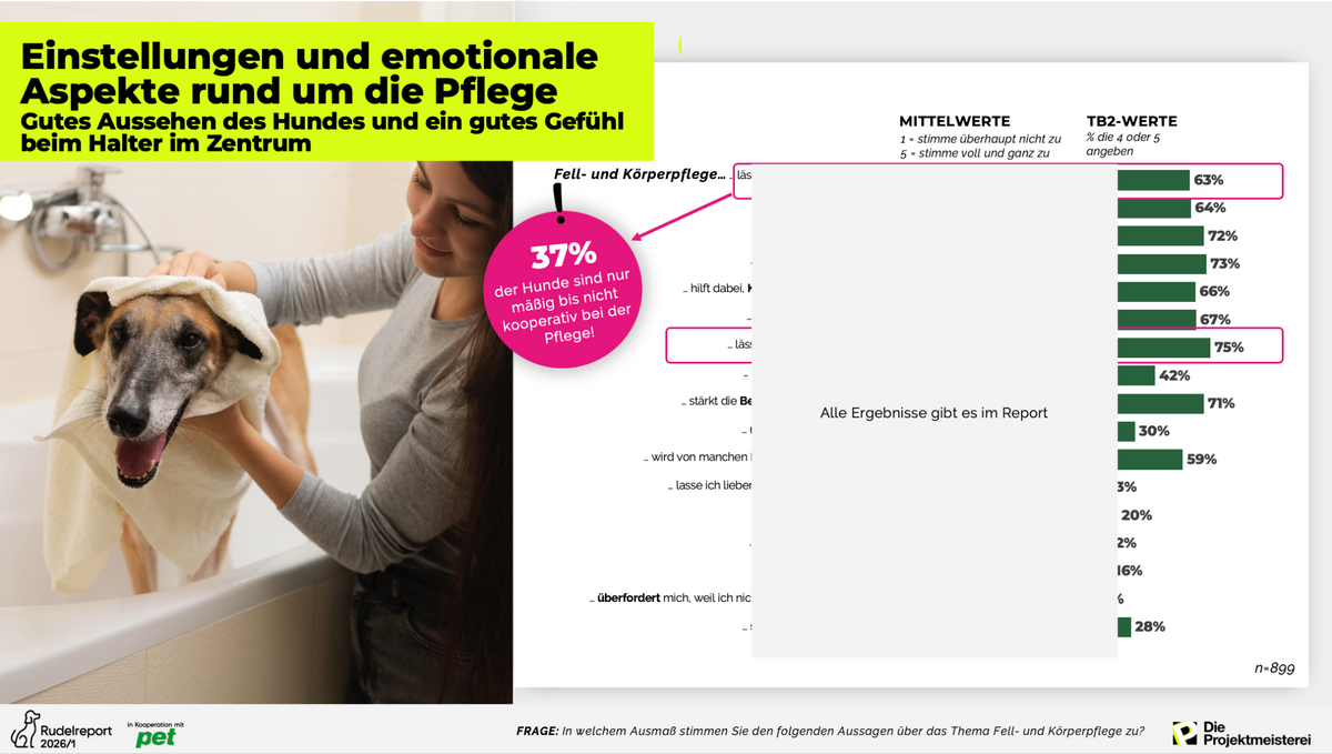 Rudelreport 2026/1 – Einstellungen und emotionale Aspekte der Pflege