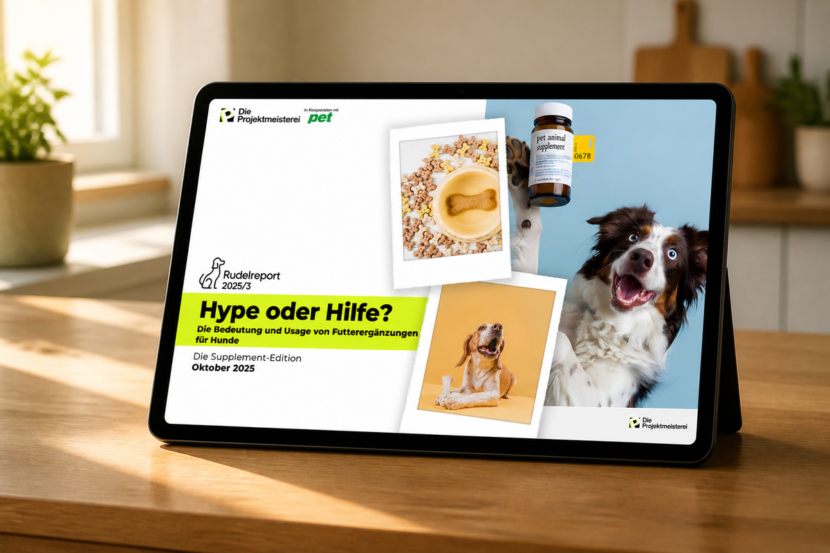 Rudelreport 2025/3 Supplement-Edition – Hype oder Hilfe? auf einem Tablet